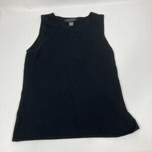 Women's Dialogue Sz Med Tank top Black